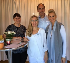Maike Hoyer & Team am Tag der offenen Tür 29.09.2018 Maike Hoyer & Team in der Naturheilpraxis Syke-Barrien